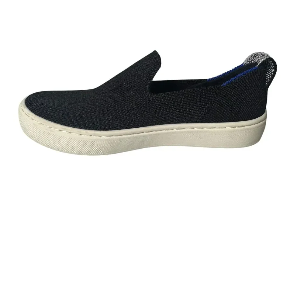 Rothy's Kids Sneaker Black Girls US 13 EU 31 Knit Fabric Slip On Play Shoes